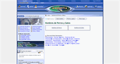 Desktop Screenshot of nombres.mascotia.com